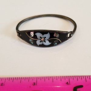 Enamel Flower Bracelet